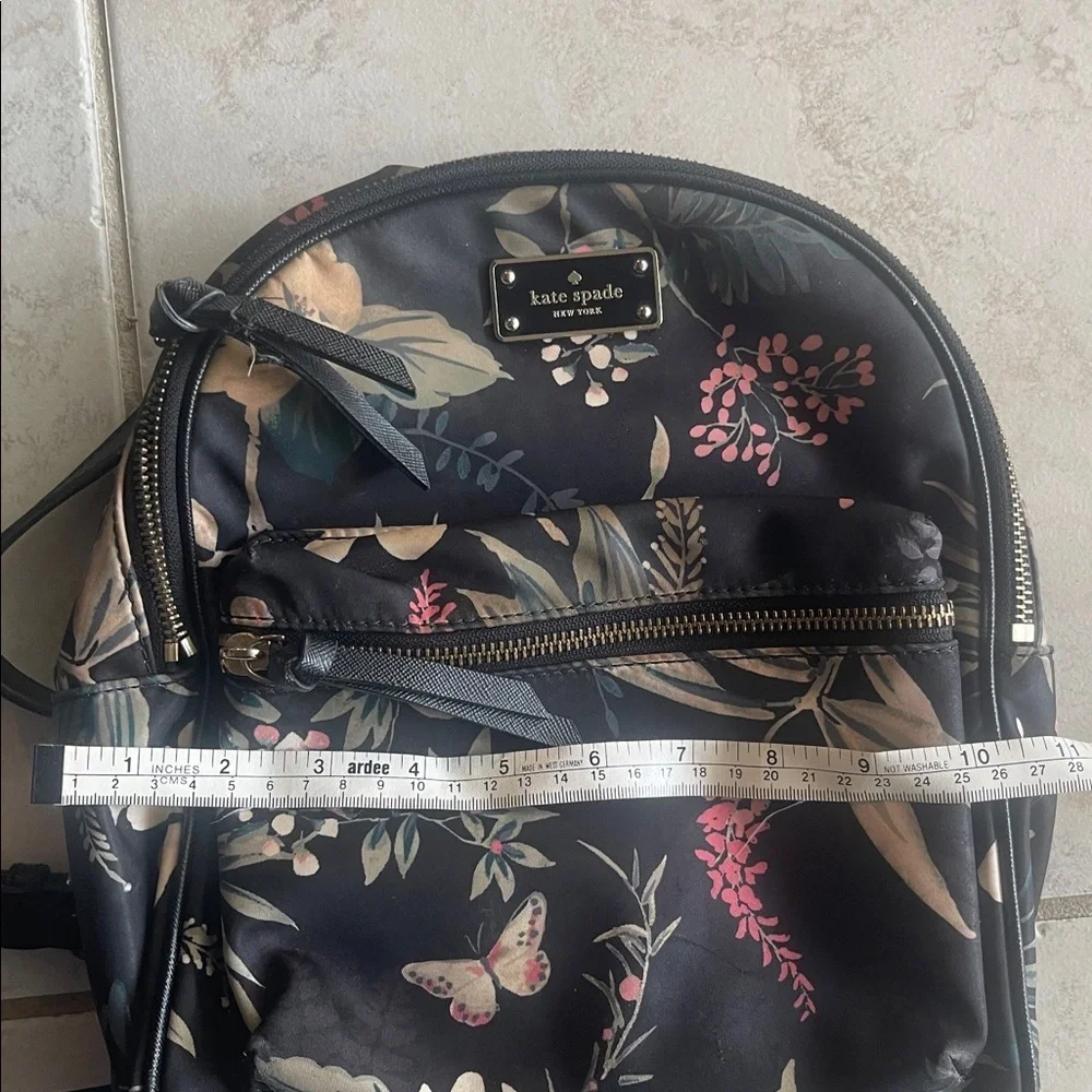 Kate Spade Floral Bradley Back pack as is